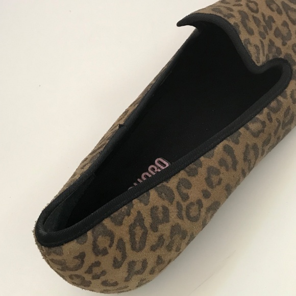 MUNRO Jerrie Leopard Loafer Suede Comfort Flats Black Tan Women’s Size 13 - Picture 4 of 16